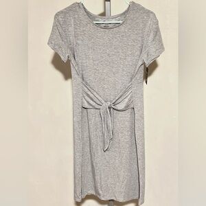 NWT- Solid Tee Dress by ART CLASS From TARGET / Color: Heather Gray. / XL 14-16
